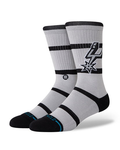 Stance Daily Sock Crew NBA San Antonio Spurs grey - 1 Pair